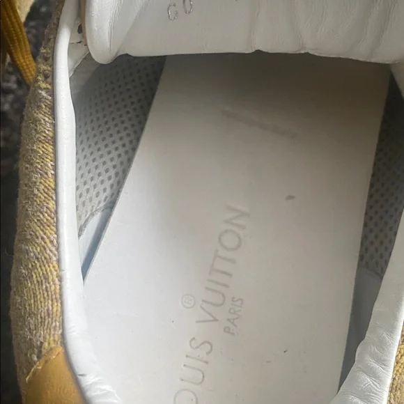 Louis Vuitton Yellow and White Sneakers - Picture 5 of 6